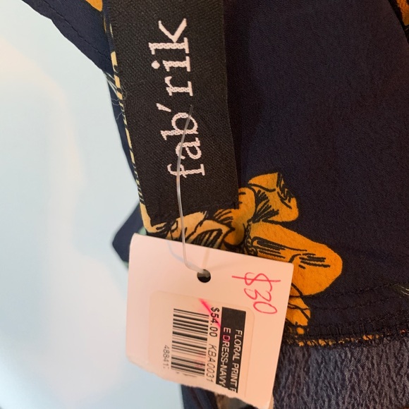 Summer floral dress with ruffle straps new! - Picture 5 of 10